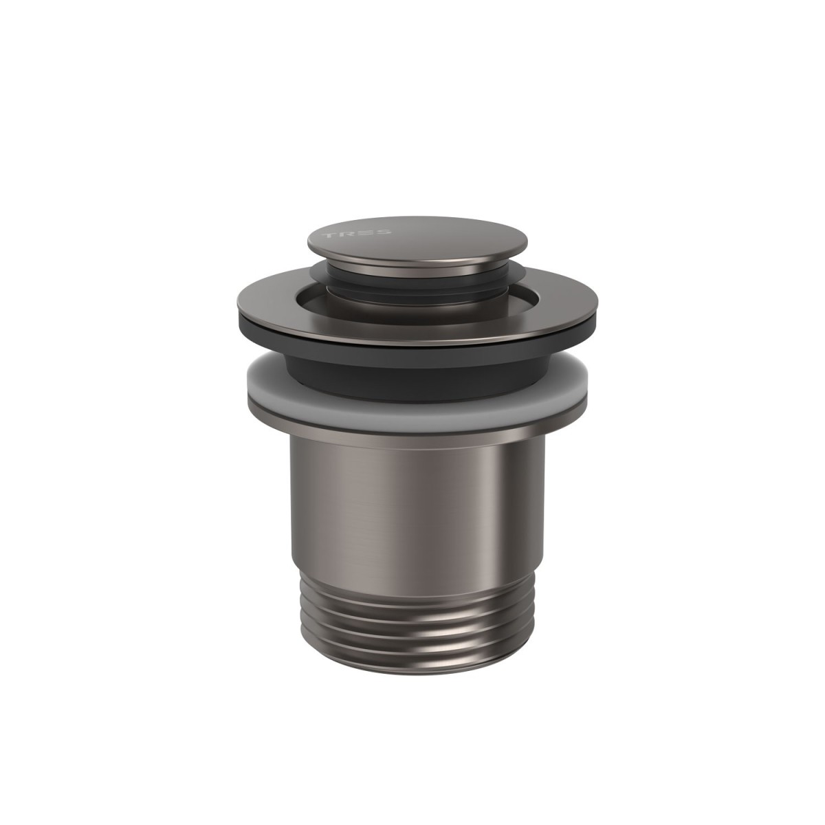 Bonde de vidage Click‑clack Simple‑rapid pour lavabo Graphite  - TRES 24284002GR 