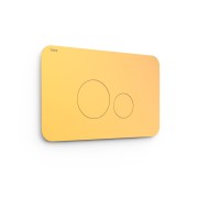 Bouton de chasse double pour WC  Or Mat 24K - TRES 25429802OM 
