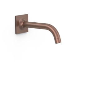 Bec mural fixe avec arrivée d'eau murale réglable en profondeur Volcanic - TRES 22118101VO 