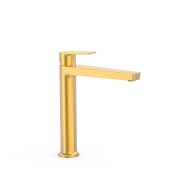 Mitigeur haut pour lavabo Project Or Mat 24K - TRES 22120401OM 