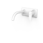 Pièce apparente pour élément encastré de lavabo Project Blanc mat - TRES 22130003BM 