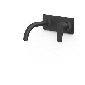 Pièce apparente pour élément encastré de lavabo Project Noir mat - TRES 22130003NM 