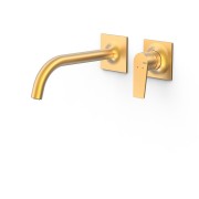 Pièce apparente pour élément encastré de lavabo Project Or Mat 24K - TRES 22130002OM 