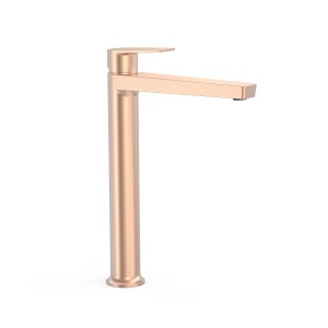 Mitigeur XL pour lavabo Project Or Rose Mat 24K - TRES 22180401OPM 