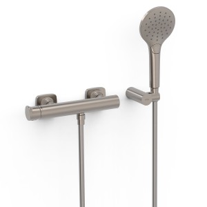 Mitigeur mural pour douche Loft Acier - TRES 22216701AC 