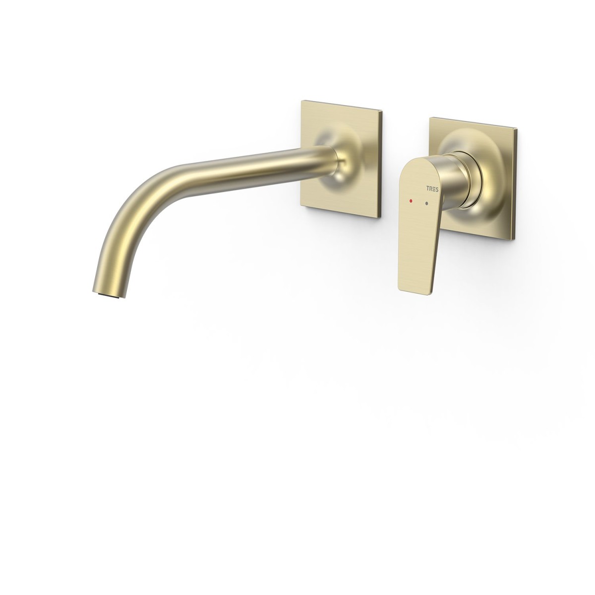 Pièce apparente pour élément encastré de lavabo Project Cava doré  - TRES 22130002CA 