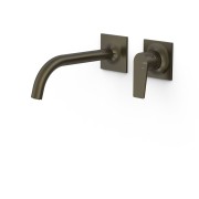 Pièce apparente pour élément encastré de lavabo Project Noir bronze - TRES 22130002KMB 