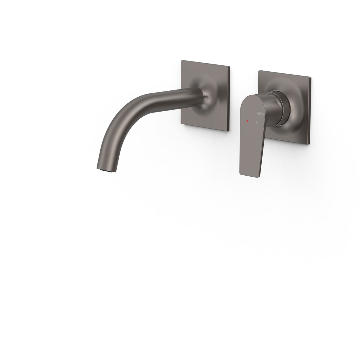 Pièce apparente pour élément encastré de lavabo Project Graphite  - TRES 22130001GR 