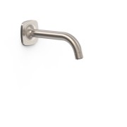 Bec mural fixe avec arrivée d'eau murale réglable en profondeur Acier - TRES 22218101AC 