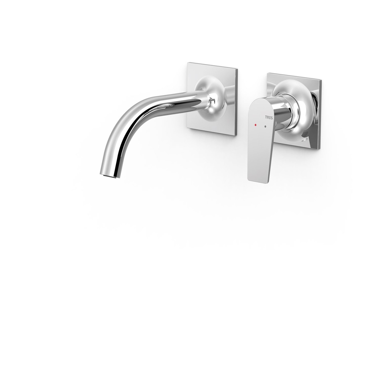 Pièce apparente pour élément encastré de lavabo Project Chrome - TRES 22130001 
