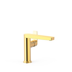 Mitigeur avec manette latérale pour lavabo Project Or 24K - TRES 22144701OR 