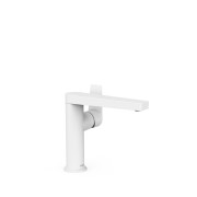 Mitigeur avec manette latérale pour lavabo Project Blanc mat - TRES 22144701BM 