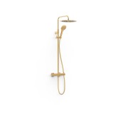 Ensemble mitigeur mural 2 voies pour douche Loft Or Mat 24K - TRES 22219101OM 