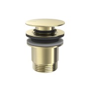 Bonde de vidage Click‑clack Simple‑rapid pour lavabo Cava doré  - TRES 24284001CA 