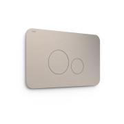 Bouton de chasse double pour WC  Acier - TRES 25429802AC 