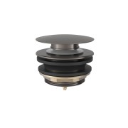 Bonde de vidage Click‑clack pour baignoire Graphite  - TRES 13474010GR 