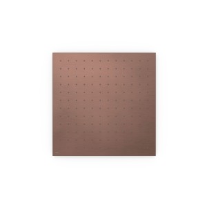 Pommeau de douche encastré au plafond 405x405 Volcanic - TRES 13495101VO 