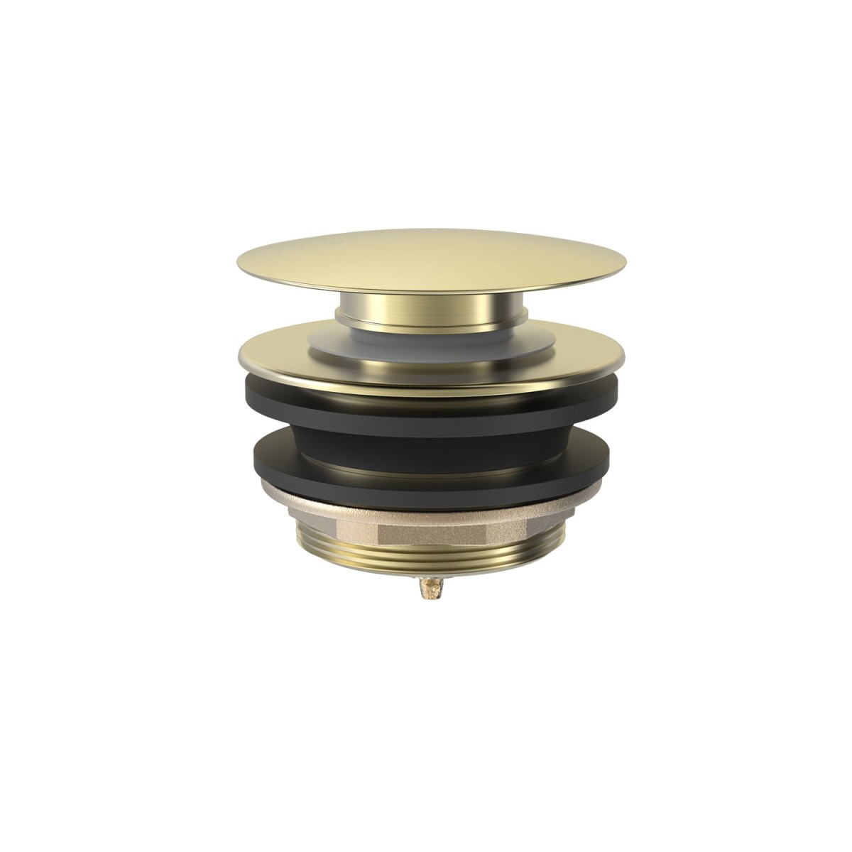 Bonde de vidage Click‑clack pour baignoire Cava doré  - TRES 13474010CA 