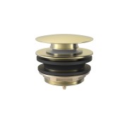 Bonde de vidage Click‑clack pour baignoire Cava doré  - TRES 13474010CA 
