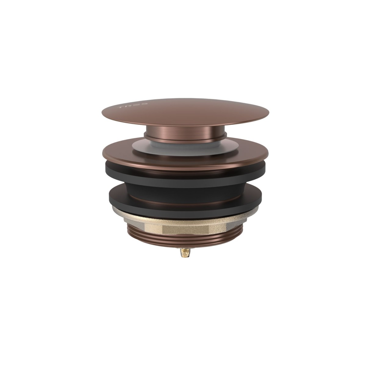 Bonde de vidage Click‑clack pour baignoire Volcanic - TRES 13474010VO 