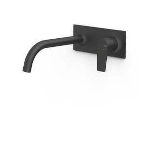 Pièce apparente pour élément encastré de lavabo Project Noir mat - TRES 22130004NM 