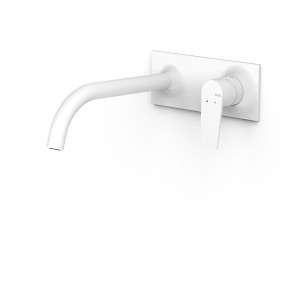 Pièce apparente pour élément encastré de lavabo Project Blanc mat - TRES 22130004BM 
