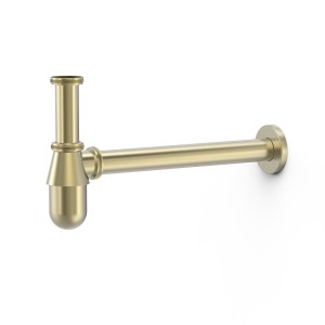 Siphon télescopique type bouteille Cava doré  - TRES 03463430CA 