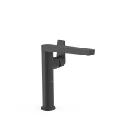 Mitigeur haut avec manette latérale pour lavabo Project Noir mat - TRES 22164701NM 