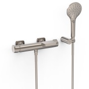 Mitigeur mural pour baignoire et douche Loft Acier - TRES 22217001AC 