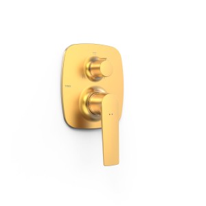 Pièce apparente pour boîtier encastré Rapid‑box 3 voies Loft Or Mat 24K - TRES 22227301OM 