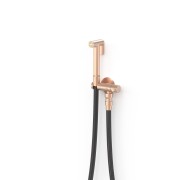 Mitigeur encastré avec douche pour WC  Or Rose Mat 24K - TRES 24112350OPM 