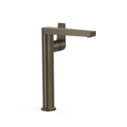 Mitigeur XL avec manette latérale pour lavabo Project Noir bronze - TRES 22184701KMB 