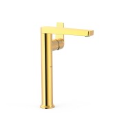 Mitigeur XL avec manette latérale pour lavabo Project Or 24K - TRES 22184701OR 