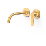 Pièce apparente pour élément encastré de lavabo Loft Or Mat 24K - TRES 22230002OM 