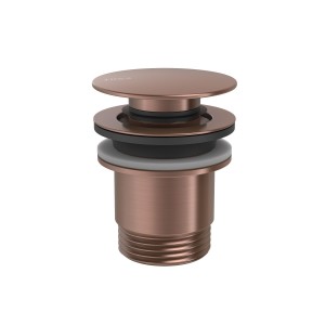 Bonde de vidage Click‑clack Simple‑rapid pour lavabo Volcanic - TRES 24284010VO 