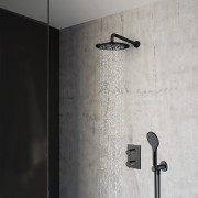 CRISTINA ONDYNA XTV85213 PACK ENCASTRE DOUCHE TRIVERDE THERMO  NOIR