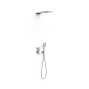 Kit mitigeur encastré 2 voies Rapid‑box pour douche Project Acier - TRES 22138005AC 