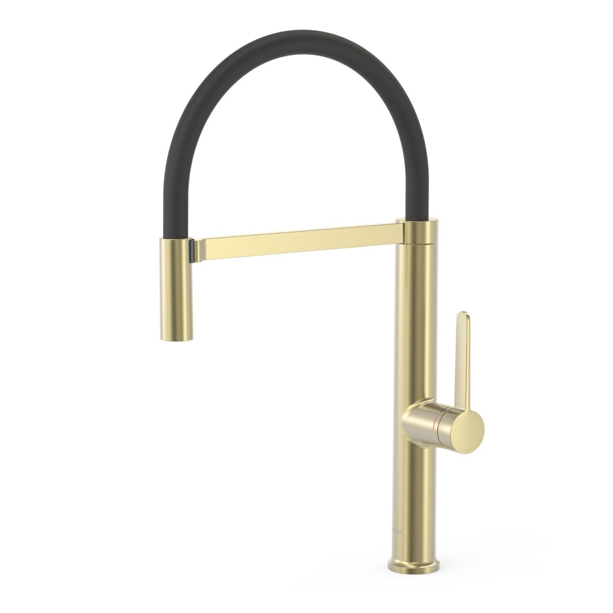 Mitigeur à bec flexible pour cuisine Cava doré  - TRES 23048701CA 