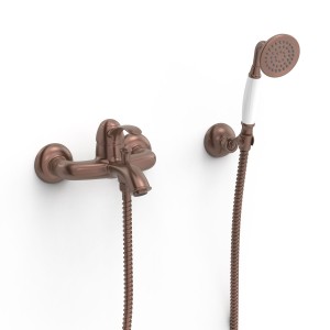 Mitigeur mural pour baignoire et douche Tres Clasic Volcanic - TRES 24217001VO 