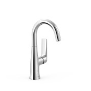 Mitigeur avec manette latérale pour lavabo Loft Chrome - TRES 22244701 