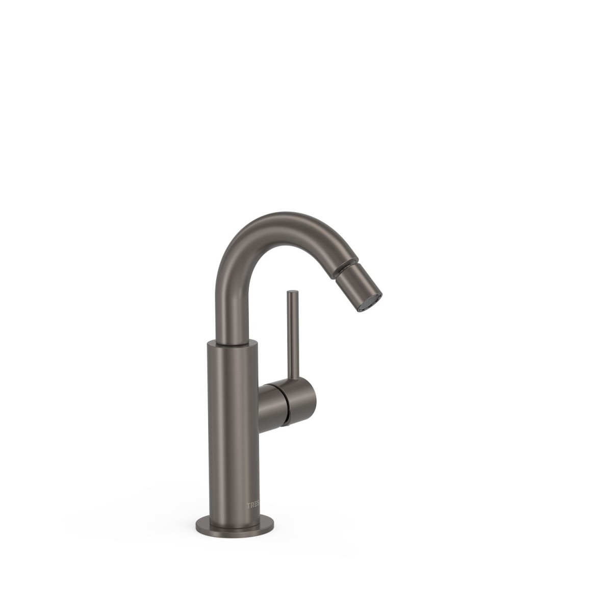 Mitigeur avec manette latérale pour bidet Study Graphite  - TRES 26222402GR 