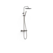 Ensemble de robinet thermostatique mural 2 voies pour douche Over-wall Graphite  - TRES 19039302GR 