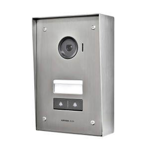 Platine JV vidéo, saillie, avec 2 boutons d'appel pour 2 moniteurs JV1MD - AIPHONE JV2DV 