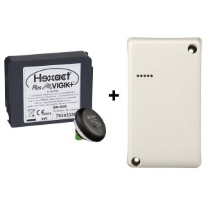 Pack VIGK+ gestion temps réel avec centrale HEPLUSV3 et transmetteur HEBOXINTV3 - AIPHONE HEPACKPLUSV3 