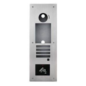 Façade inox 6 vis pour GTDMBLVN avec lecteur VIGIK+ Hexact mains libres intégré - AIPHONE PGTB6VML 