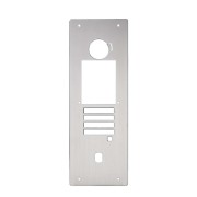 Façade inox A316L qualité marine, 6 vis pour GTDMBLVN, avec boîtier encastrement - AIPHONE PGTBI3166V 