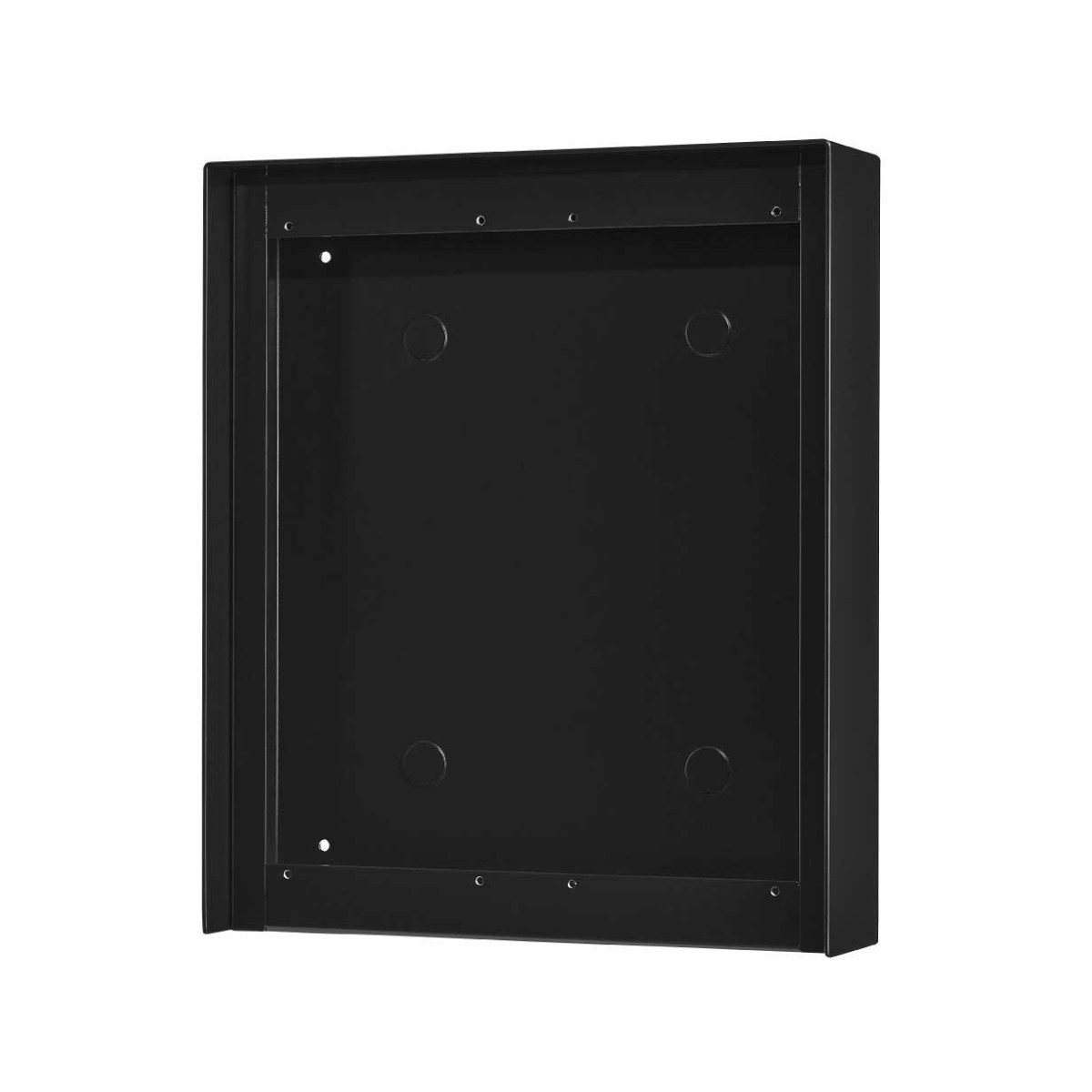 Cadre saillie avec visière anti-pluie, finition noire satin pour 2 x GF3FB - AIPHONE GT203HBB 