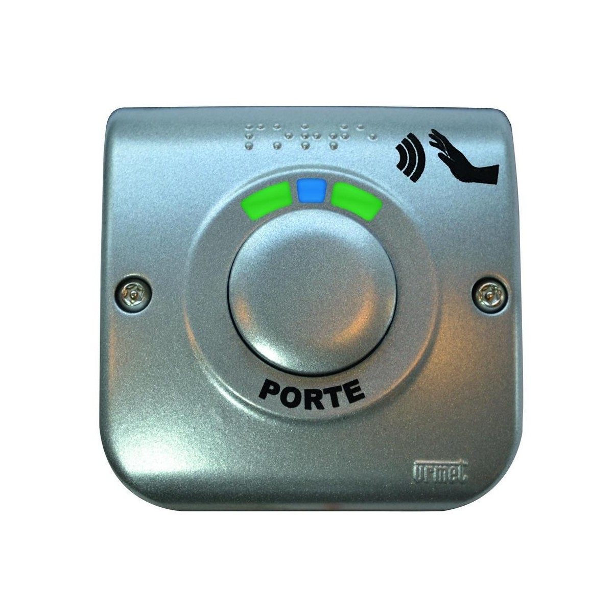 Bouton sortie sans contact conforme loi handicap buzzer voyant IP54/IK10 - URMET BPZGML 