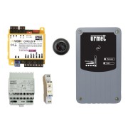 Kit complet avec alim centrale certifiée Vigik+ lecteur modem DATA Abo 10ans - URMET KDATACVPLUS1P 