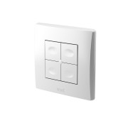 Télécommande murale extra plate 4 touches Radio Zigbee - URMET TLM4-UP 